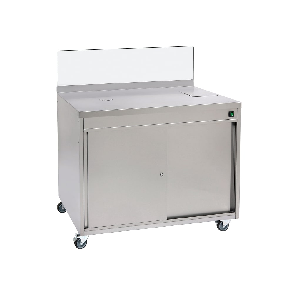569-MCO4 Mobile Crepe Cart - 32 1/2" x 39" x 24", Stainless
