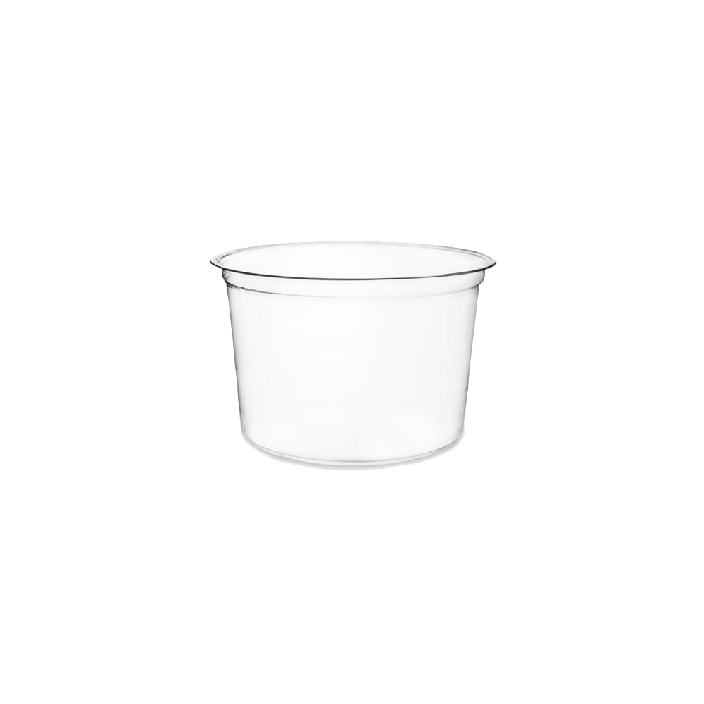 690-CFDC16 16 oz Deli Container - PLA, Clear