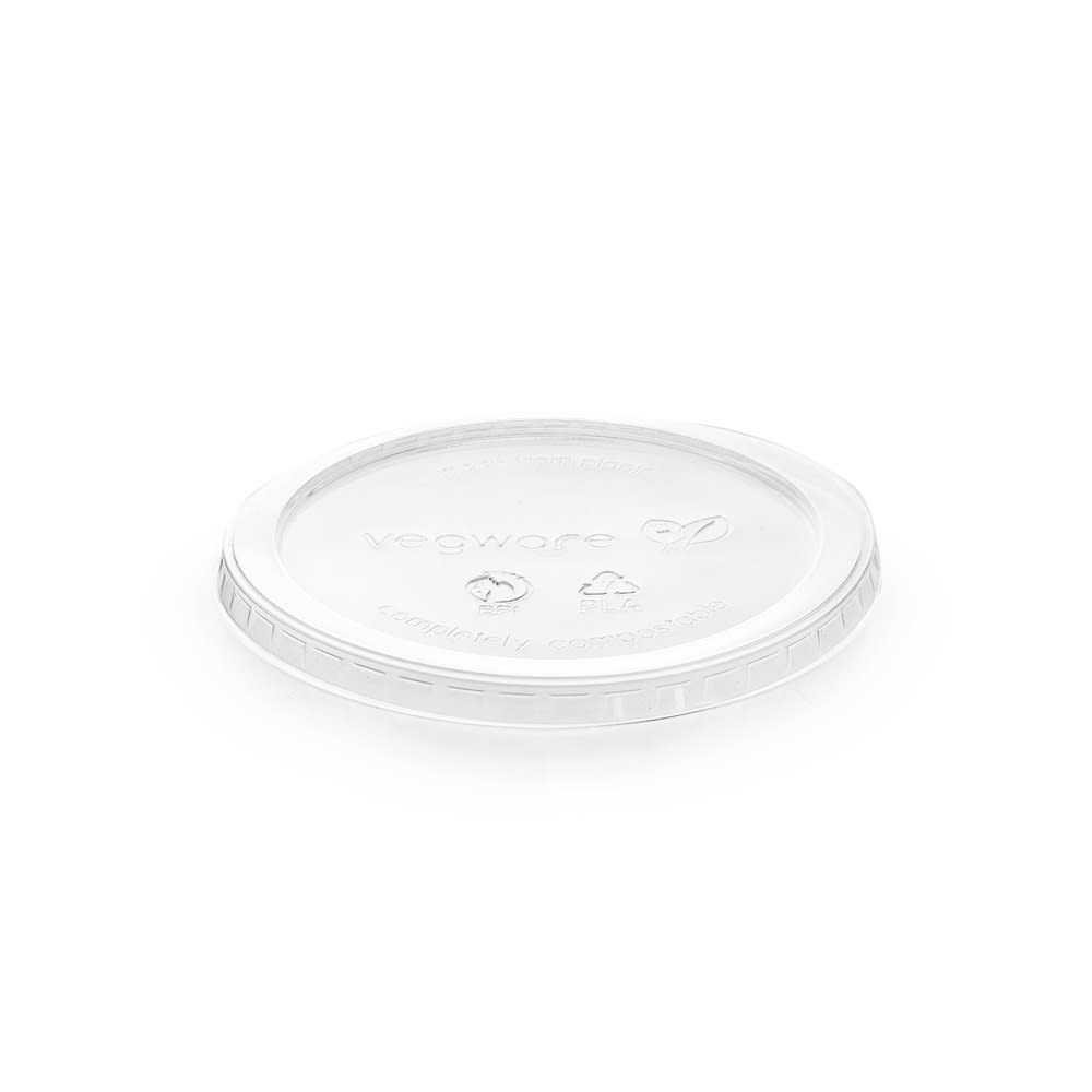 690-VDC120H Lid for 8 to 32 oz Deli Containers - PLA, Clear
