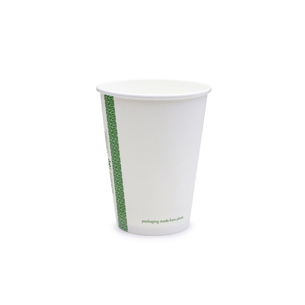 690-LV12G 12 oz Disposable Hot Cup - PLA, Printed