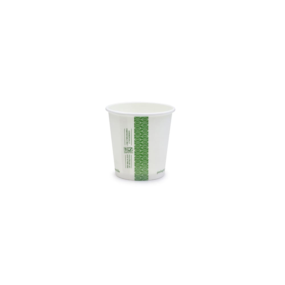 690-LV4G 4 oz Disposable Hot Cup - PLA, Printed
