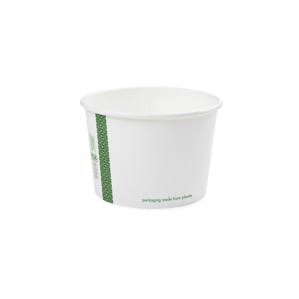 690-SC16G 16 oz Soup Container - PLA, White