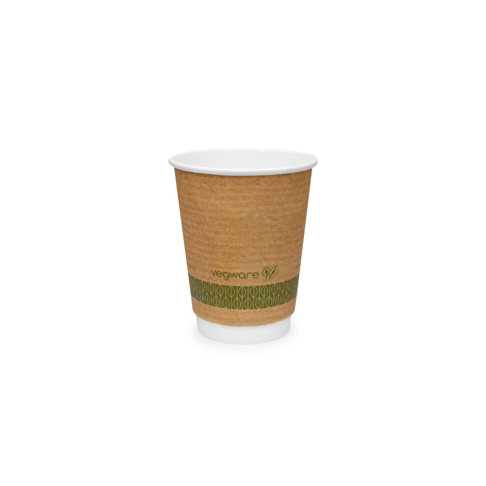 Vegware Compostable LV-4 Single Wall Hot Cups White 114ml (Pack Of 1000