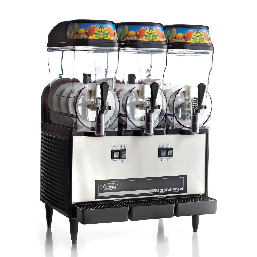 191-OFS30 24 8/10" Frozen Drink Machine w/ (3) 3 gal Bowls - 110v