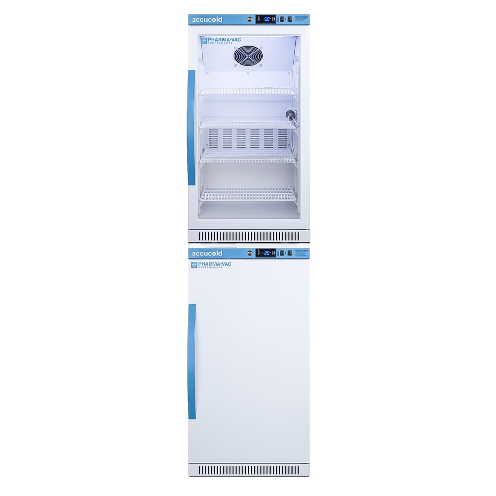 162-ARG31PVBIAFZ2PVB 5.3 cu ft Medical Refrigerator/Freezer Combo w/ Antimicrobial Handle - White...