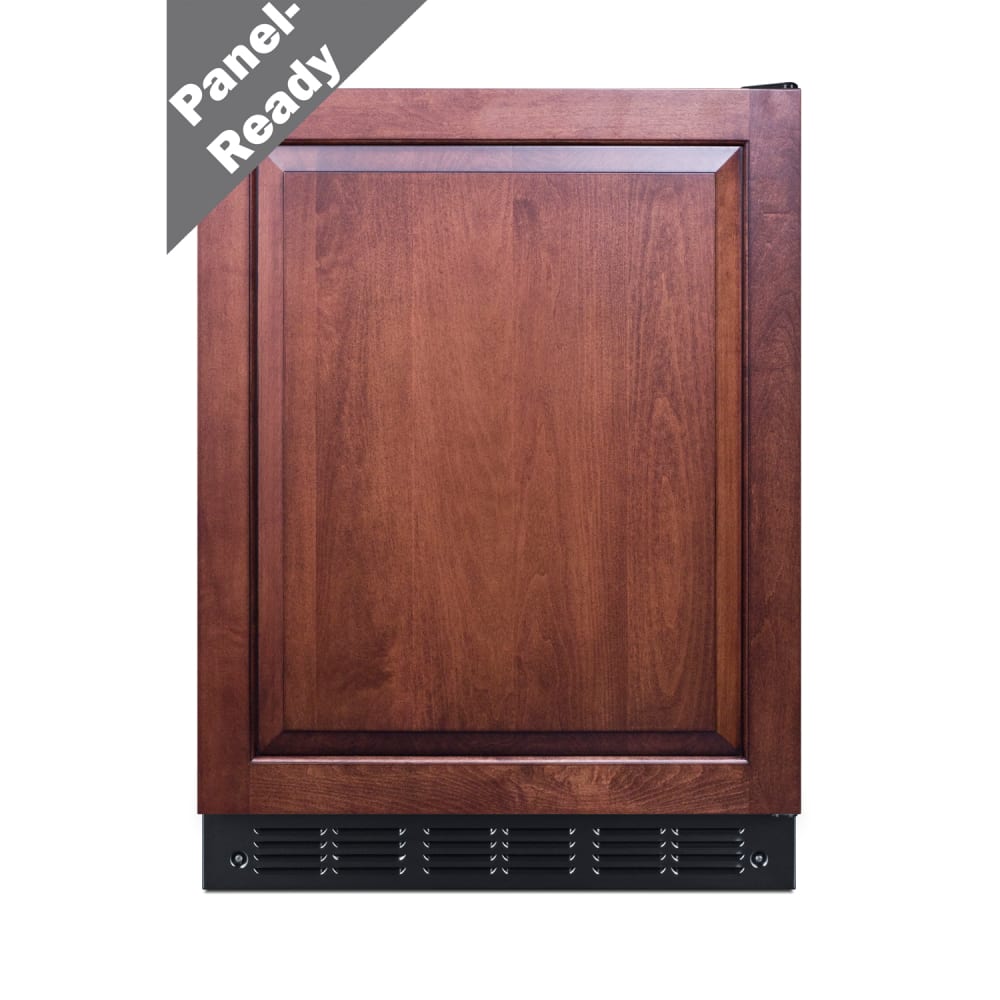 162-CT66BK2SSIFADA 4.9 cu ft Undercounter Home Refrigerator & Freezer w/ (1) Solid Door - Pan...