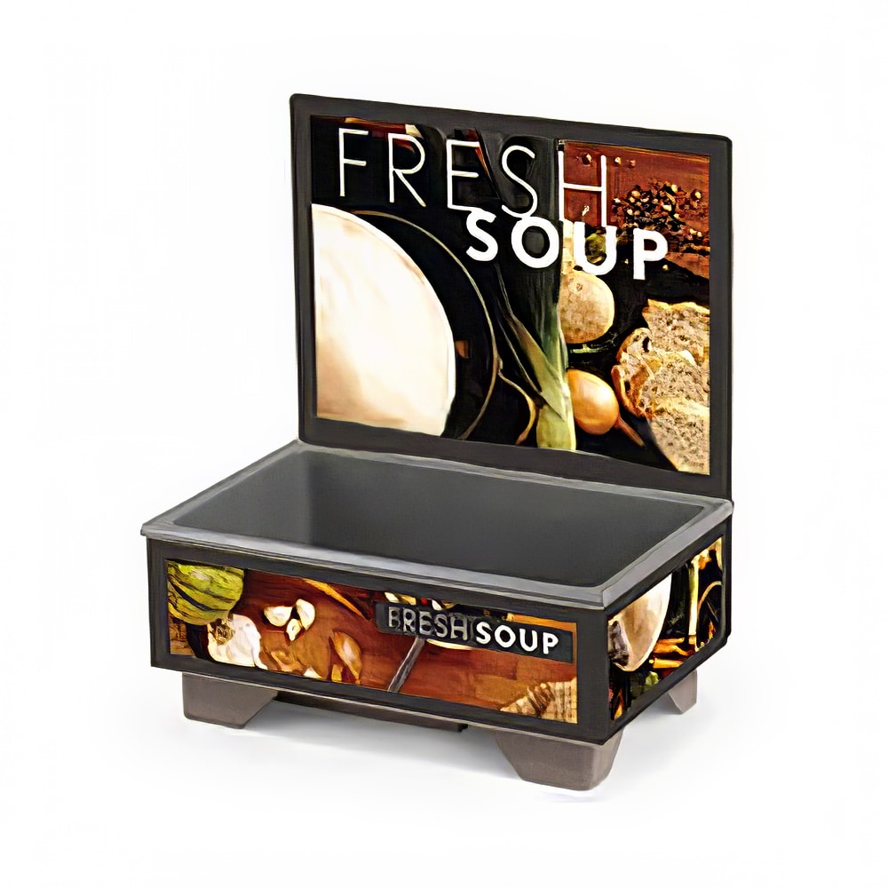 175-720200102 Full Size Soup Merchandiser Base - Tuscan, Menu Board, 120v