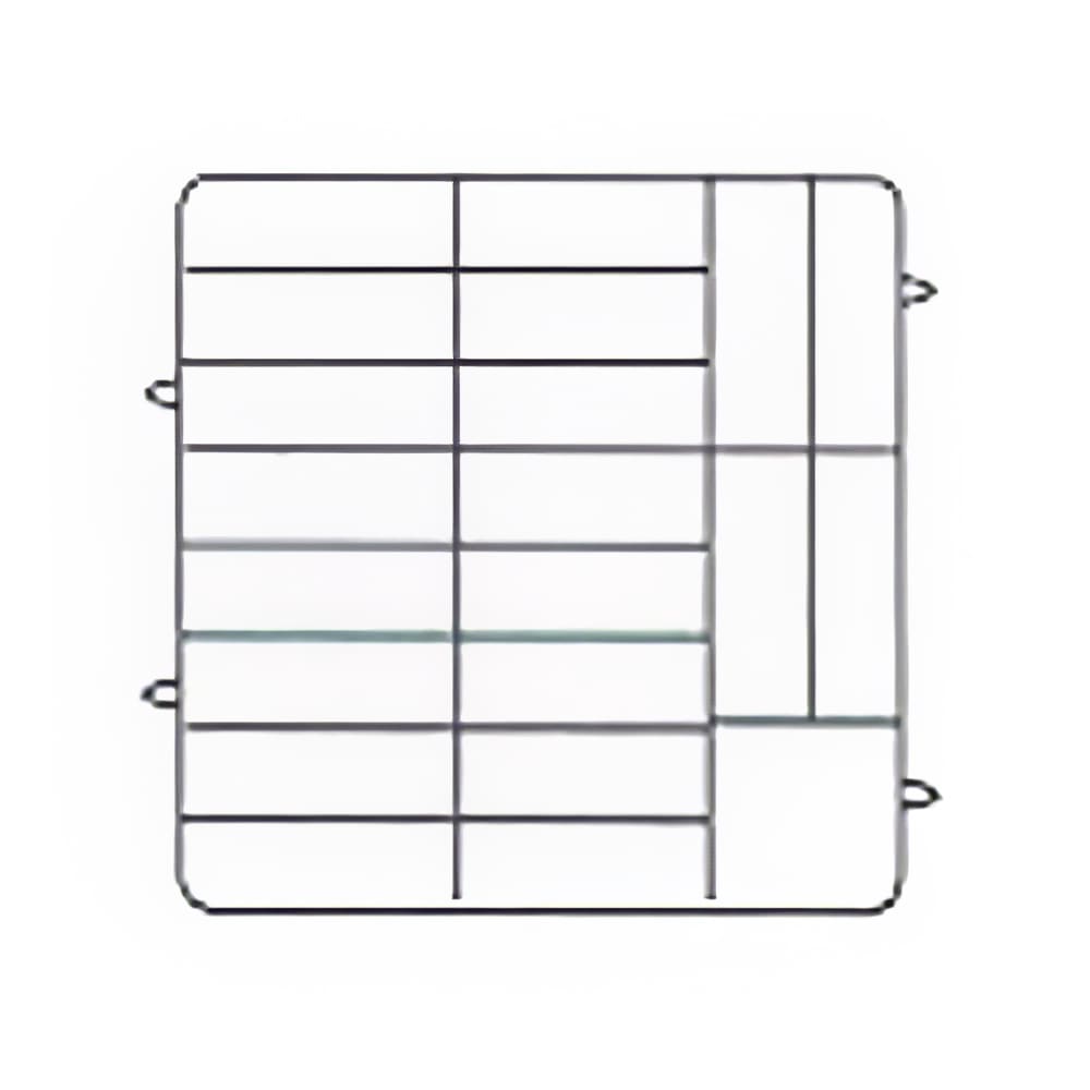 175-PM2006321 Dishwasher Rack - 20 Plate Capacity, 3 Extenders, Burgundy