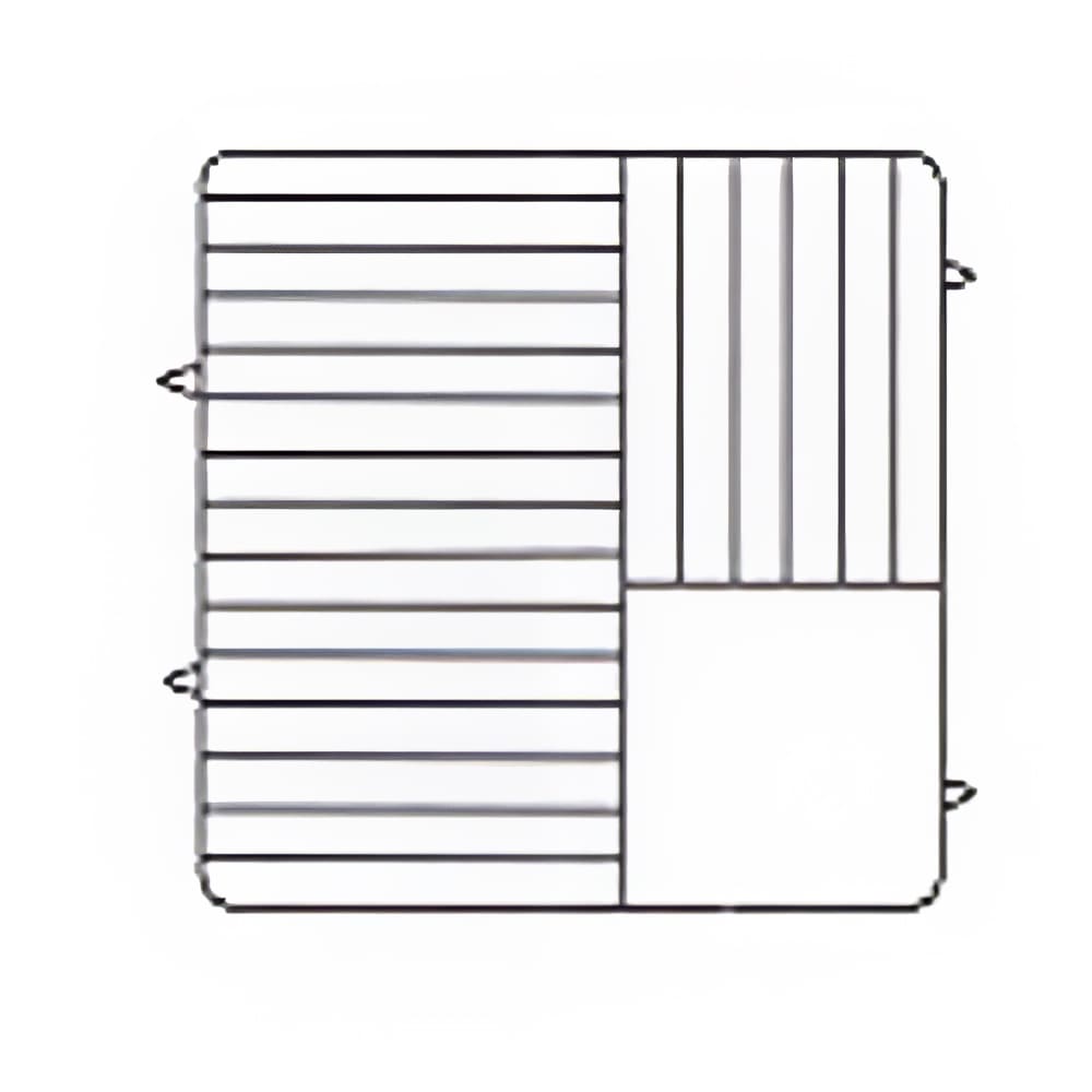 175-PM2110521 Dishwasher Rack - 21 Plate Capacity, 5 Extenders, Burgundy
