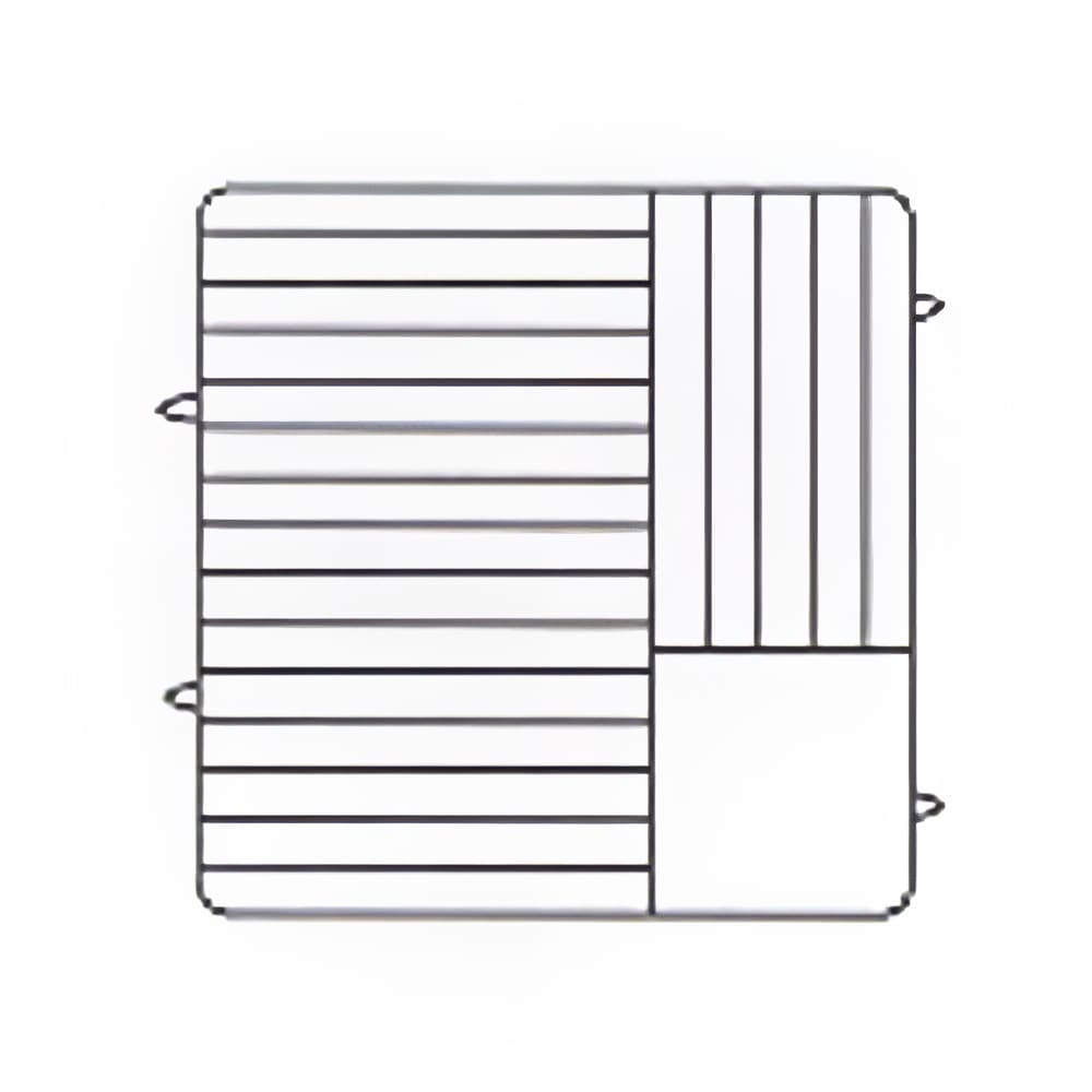 175-PM2011508 Dishwasher Rack - 20 Plate Capacity, 5 Extenders, Yellow