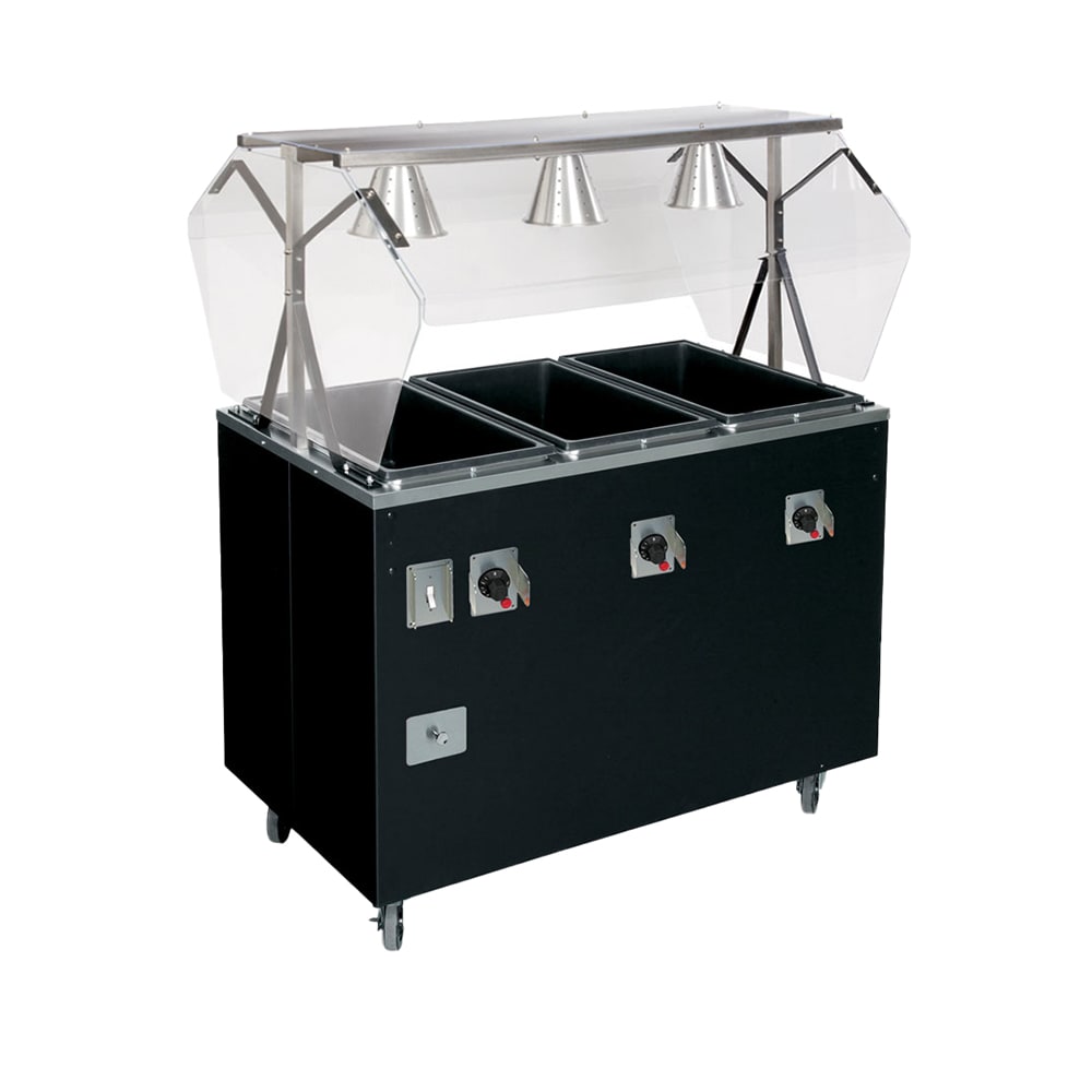 175-T397112 60" Hot Food Table w/ (4) Wells & Enclosed Base, 208 240v/1ph