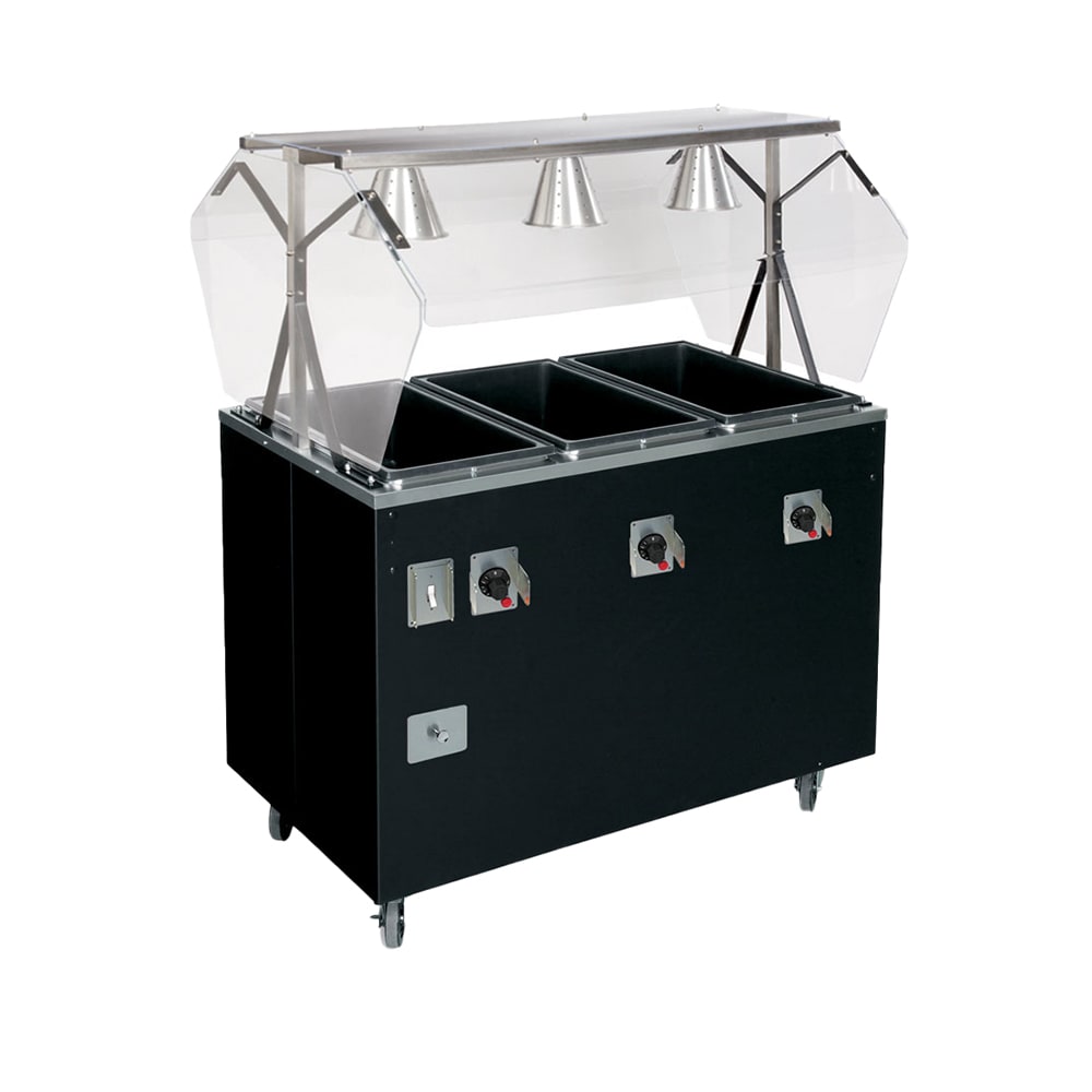 175-T397122 60" Hot Food Table w/ (4) Wells & Enclosed Base, 208 240v/1ph
