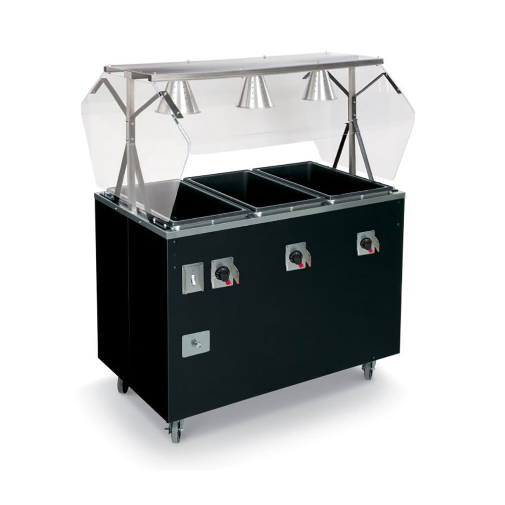 175-T38767464 46" Hot Food Table w/ (3) Wells & Enclosed Base, 120/208 240v/1ph