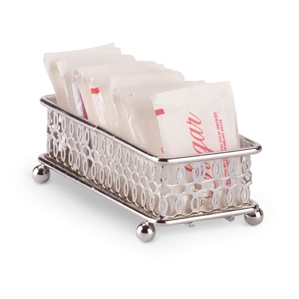 175-WR1009 Rectangular Sugar Caddy - Chrome, Silver