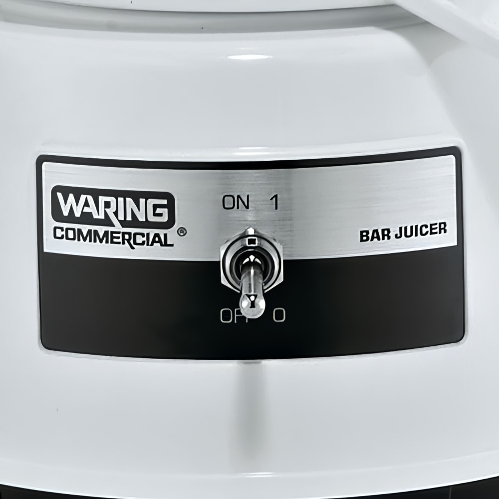 Waring BJ120C Compact Citrus Bar Juicer w Lift Off Bowl 1 liter Serving Container