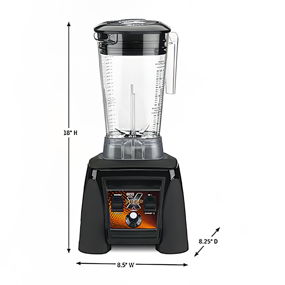 WARING Commercial MX1200XTX Xtreme ワーリング Waring MX1200XTX Countertop Drink Blender w/ Copolyester