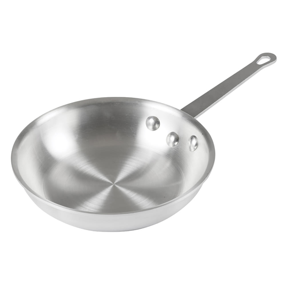 080-AFP8A 8" Aluminum Frying Pan w/ Solid Metal Handle