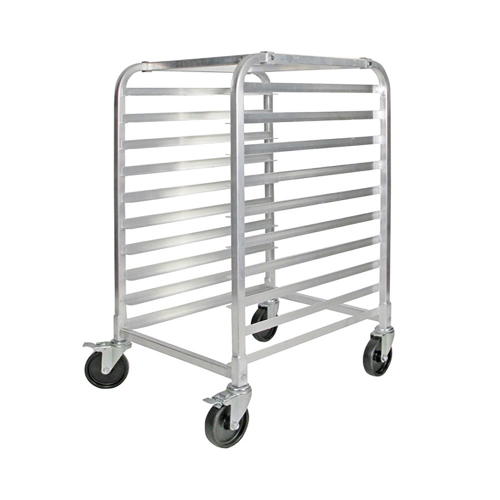 080-ALRK10BK 20 1/4"W 10 Sheet Pan Rack w/ 3" Bottom Load Slides