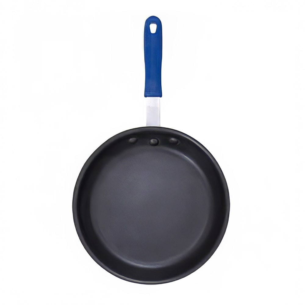 080-AFPI8NH 8" Aluminum Frying Pan w/ Solid Silicone Handle