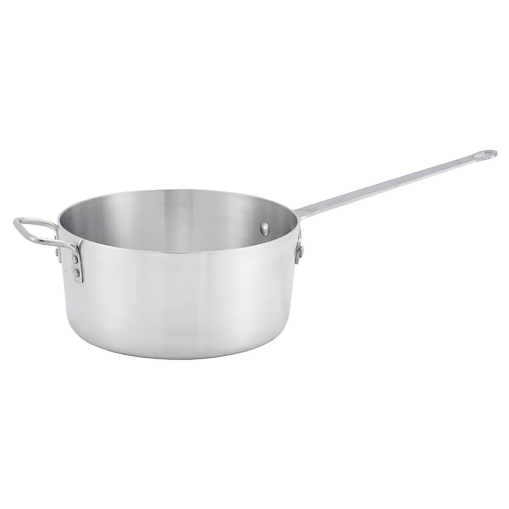 080-ASP7 7 qt Aluminum Saucepan w/ Solid Metal Handle