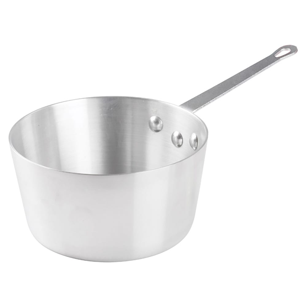 080-ASP3 3 3/4 qt Aluminum Saucepan w/ Solid Metal Handle