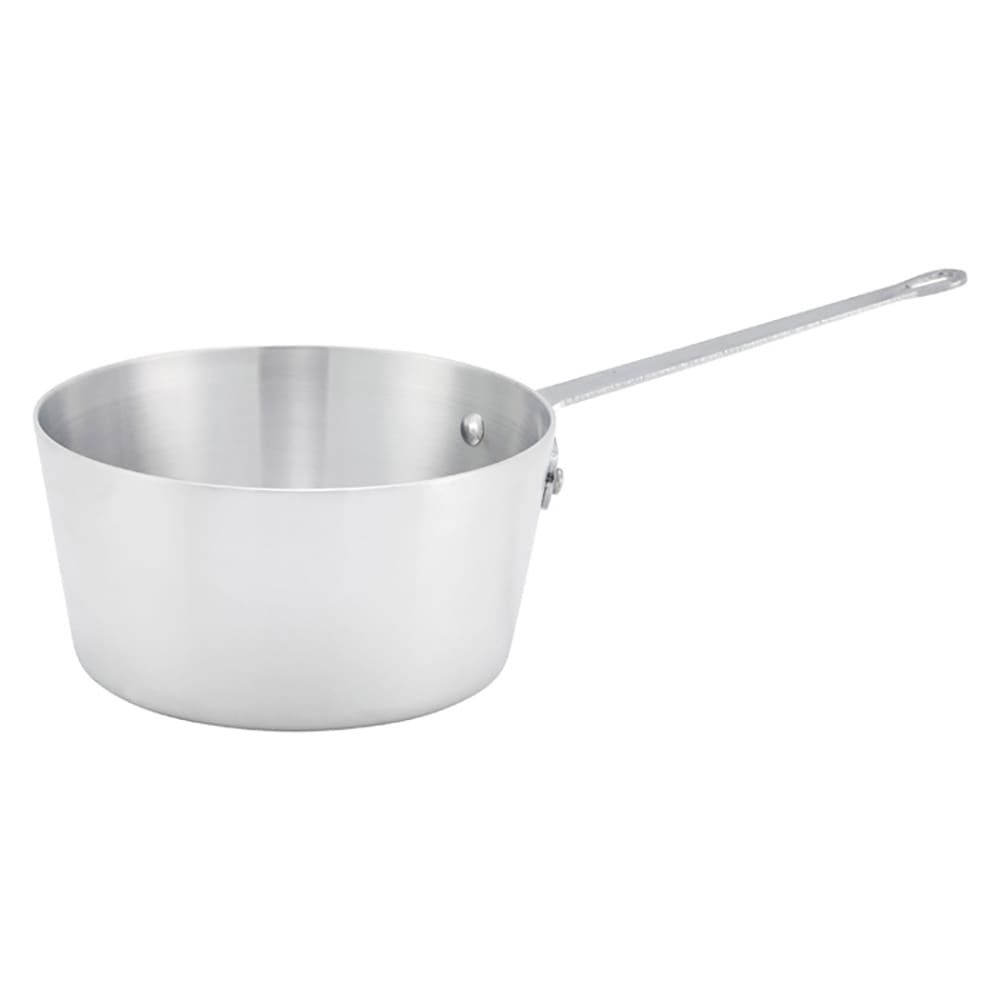 080-ASP5 5 qt Aluminum Saucepan w/ Solid Metal Handle