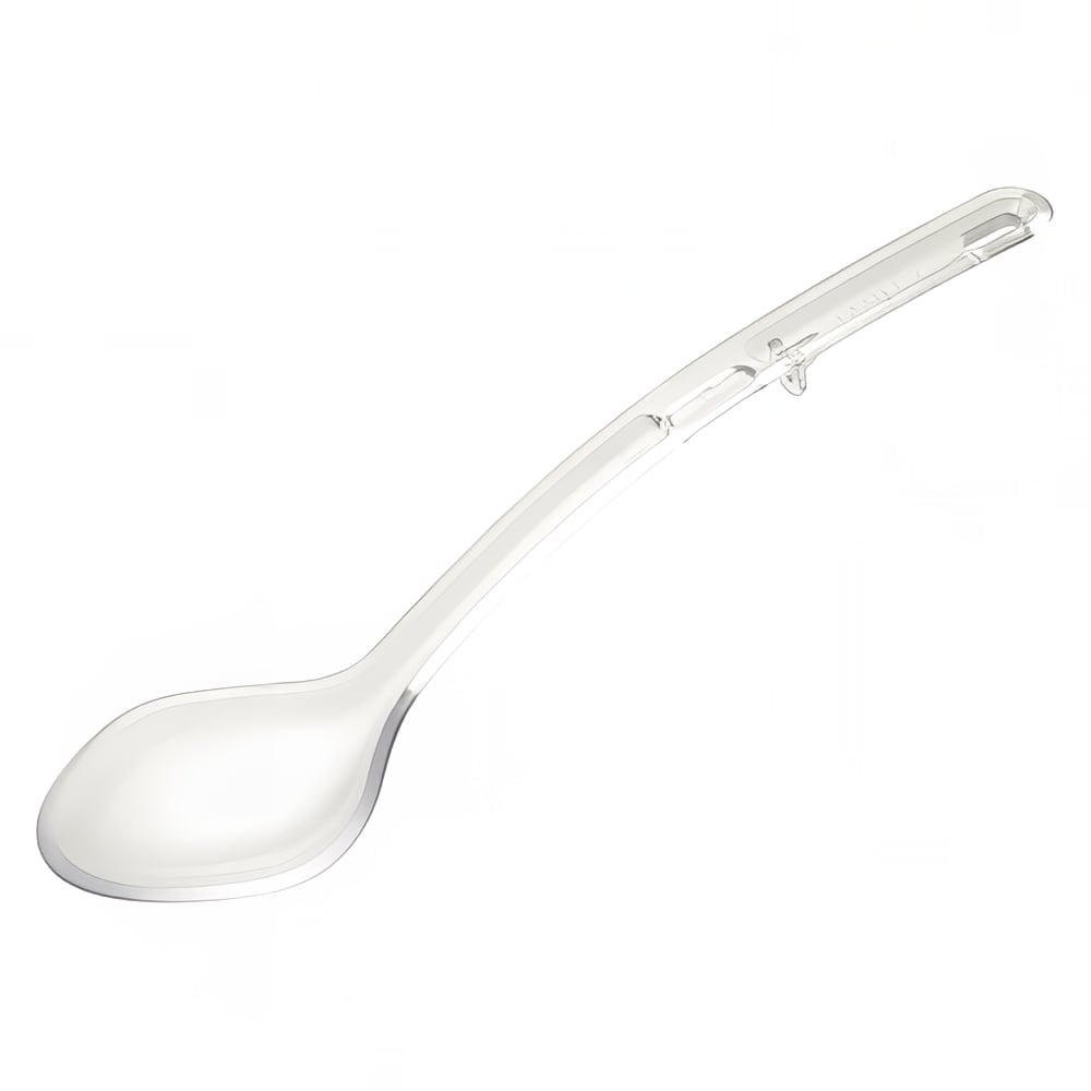 080-CVSS13C 13" Solid Serving Spoon - Plastic, Clear