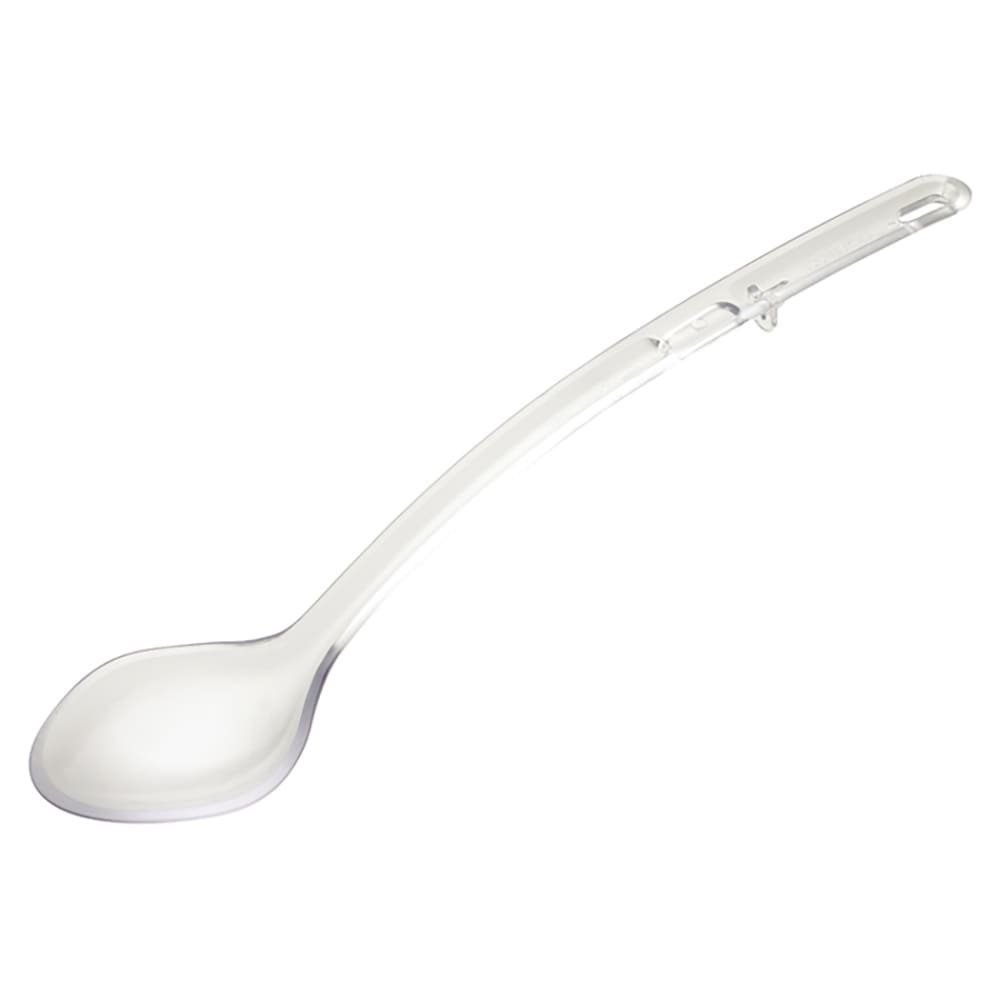 080-CVSS15C 15" Solid Serving Spoon - Plastic, Clear