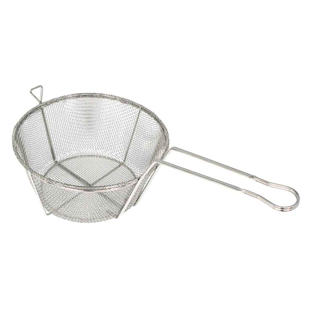 080-FBRS8 Fryer Basket w/ Uncoated Handle, 8 1/2" x 8 1/2" x 4 1/4"