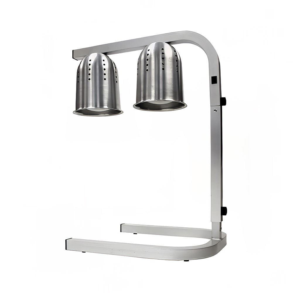 080-EHL2 2 Bulb Heat Lamp w/ Adjustable Arm, Aluminum, 120v