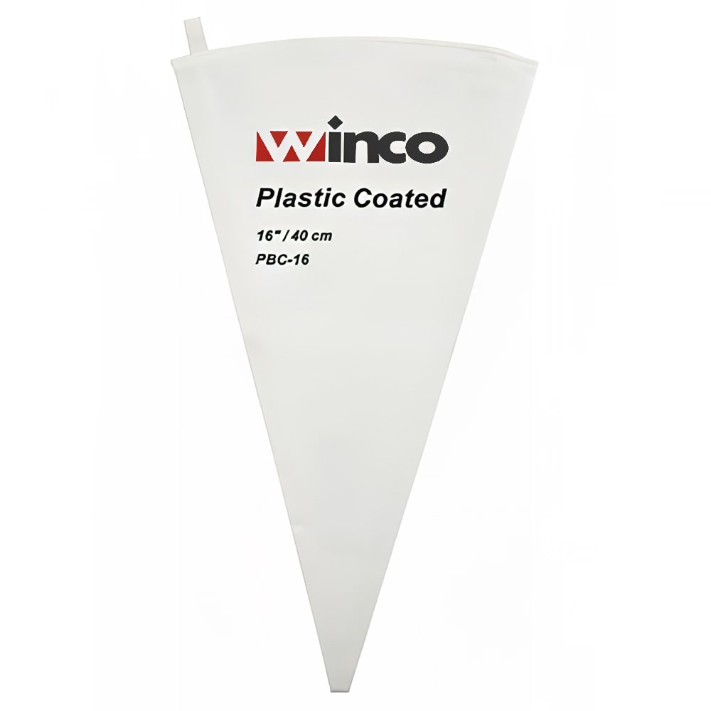 080-PBC16 16" Pastry Bag w/ Cotton Exterior & Plastic Coated Interior