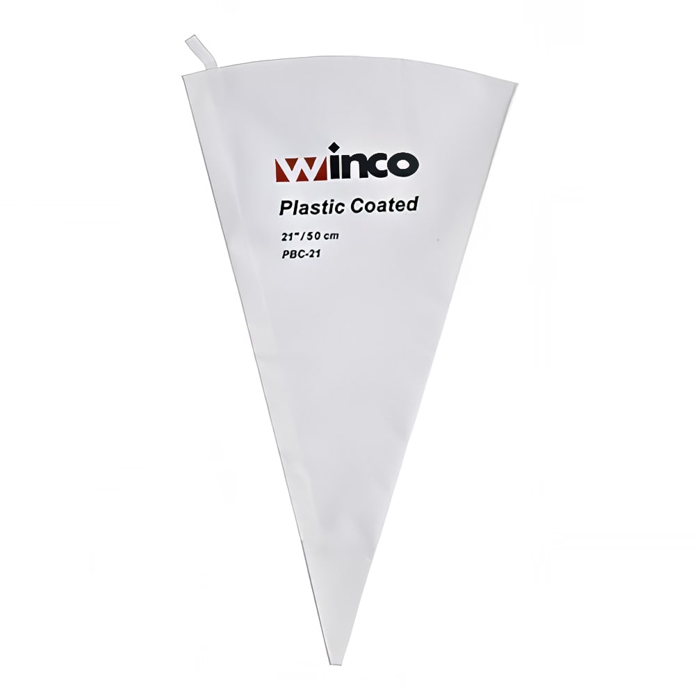 080-PBC21 21" Pastry Bag w/ Cotton Exterior, Plastic Coated Interior