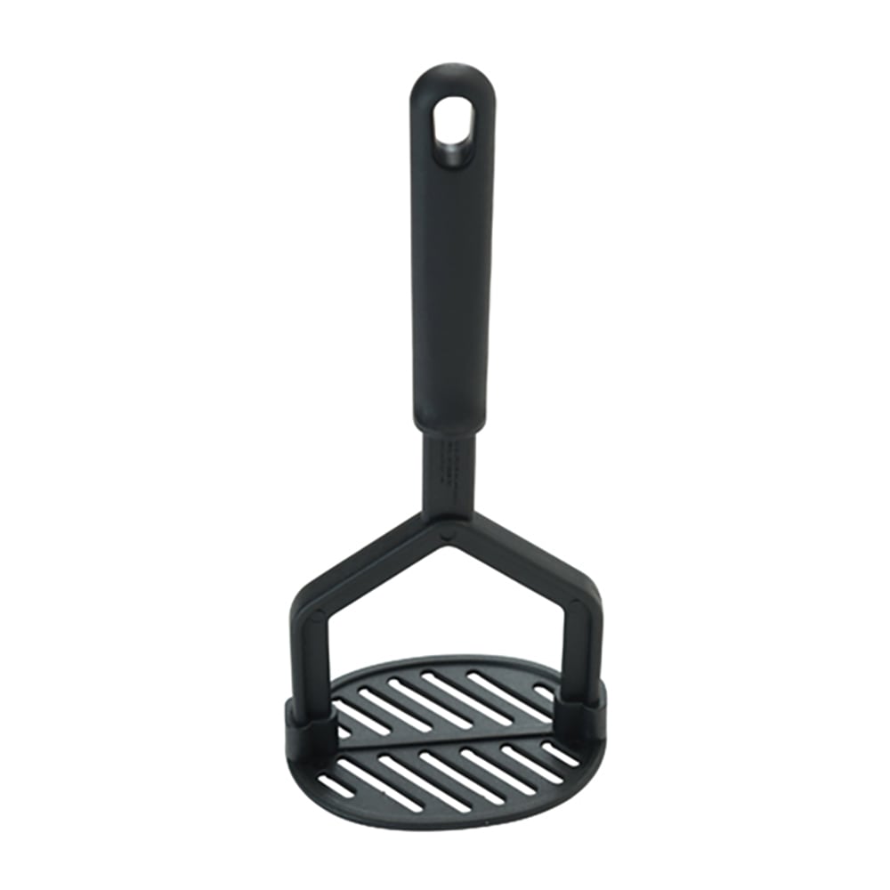 080-NCMS 10" Oval Potato Masher - Nylon, Black