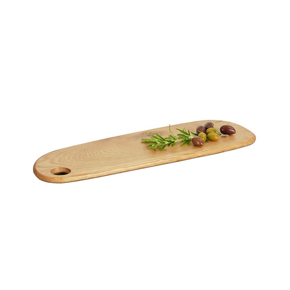 151-2317518621 Oval Serving Board - 18" x 6", Oak