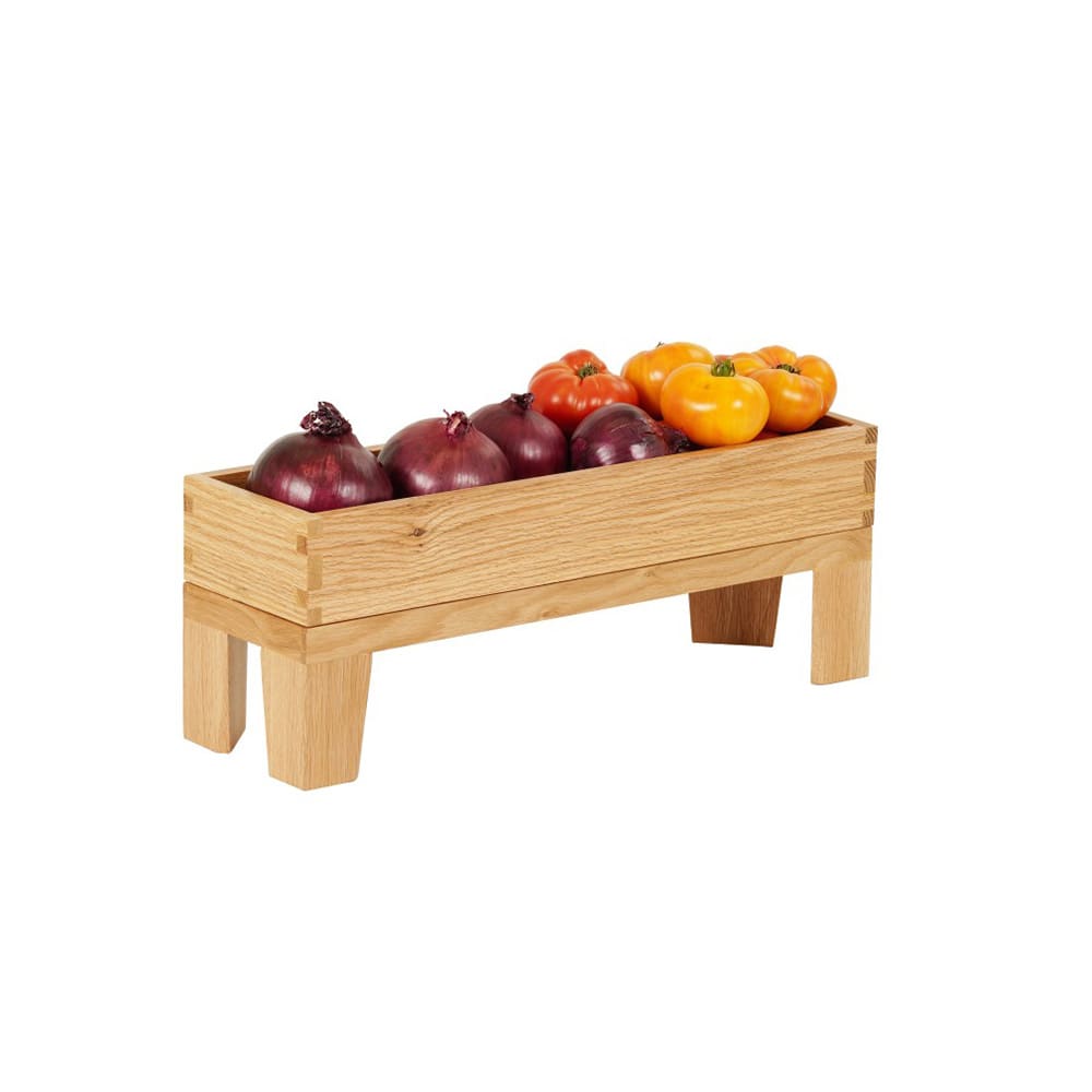 151-23602621 Rectangular Display Tray - 20" x 6" x 6", Oak