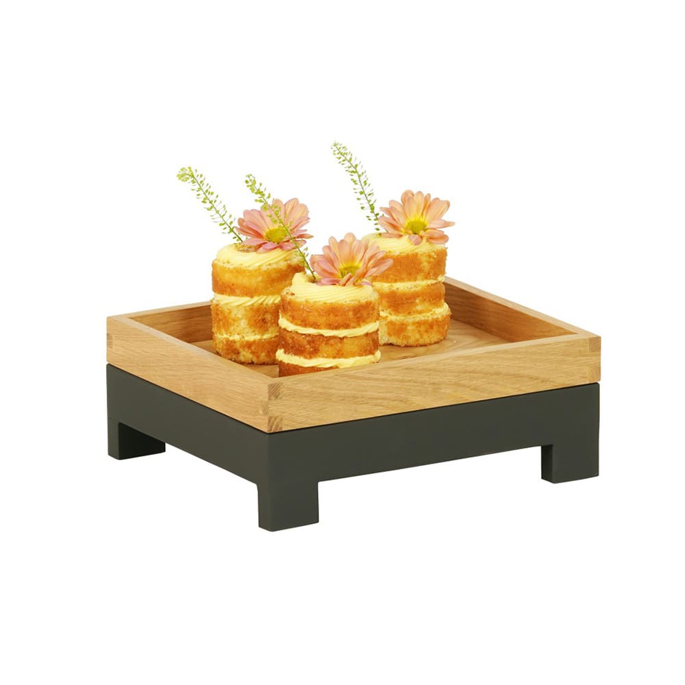 151-23604313 Rectangular Display Tray - 10" x 12" x 3", Metal, Black
