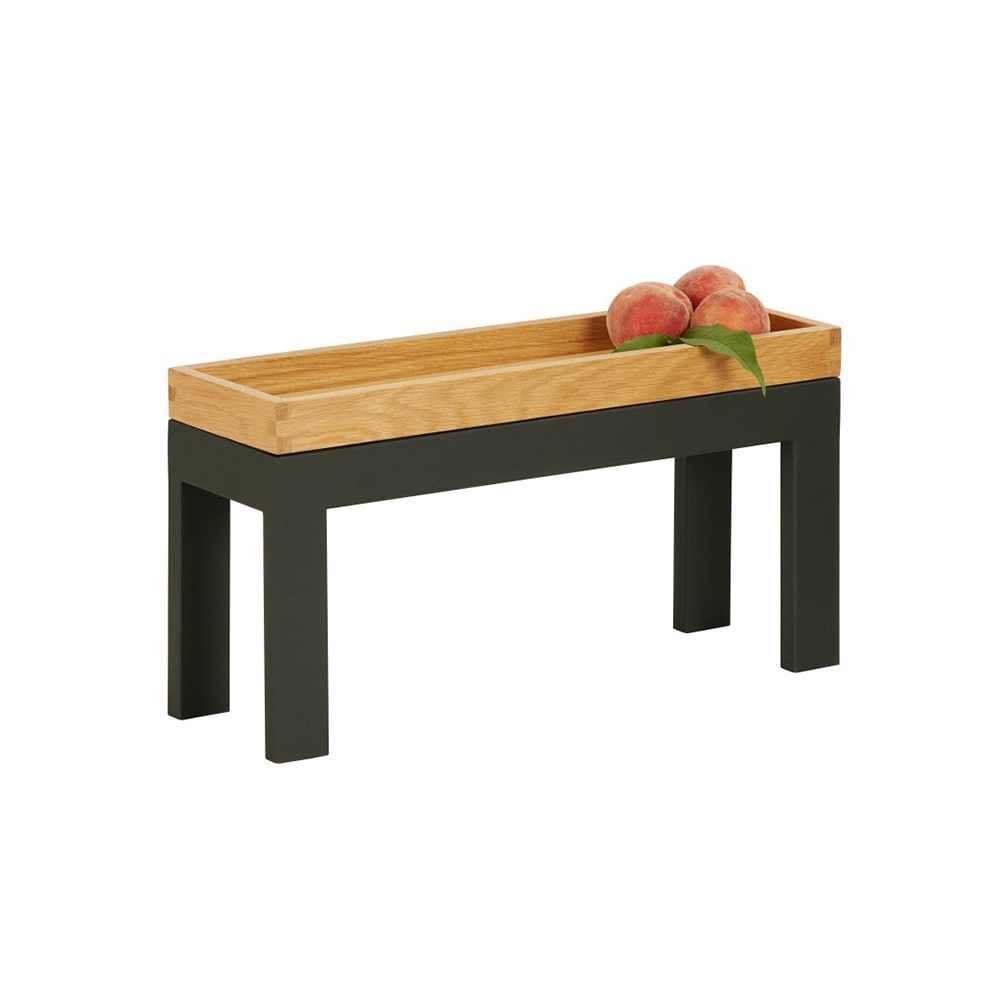 151-23605913 Rectangular Display Tray - 6" x 20" x 9", Metal, Black