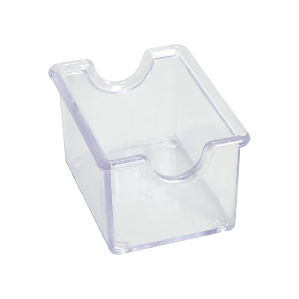 080-PPH1C Rectangular Sugar Caddy - Plastic, Clear