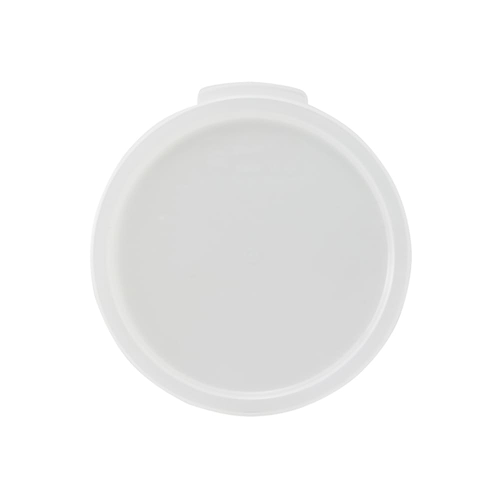 080-PPRC1222C Round Cover for 12, 18 & 22 qt Storage Containers - Polypropylene, White