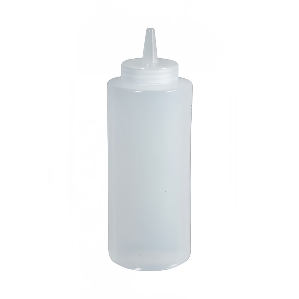 080-PSB24C 24 oz Plastic Squeeze Bottle, Clear