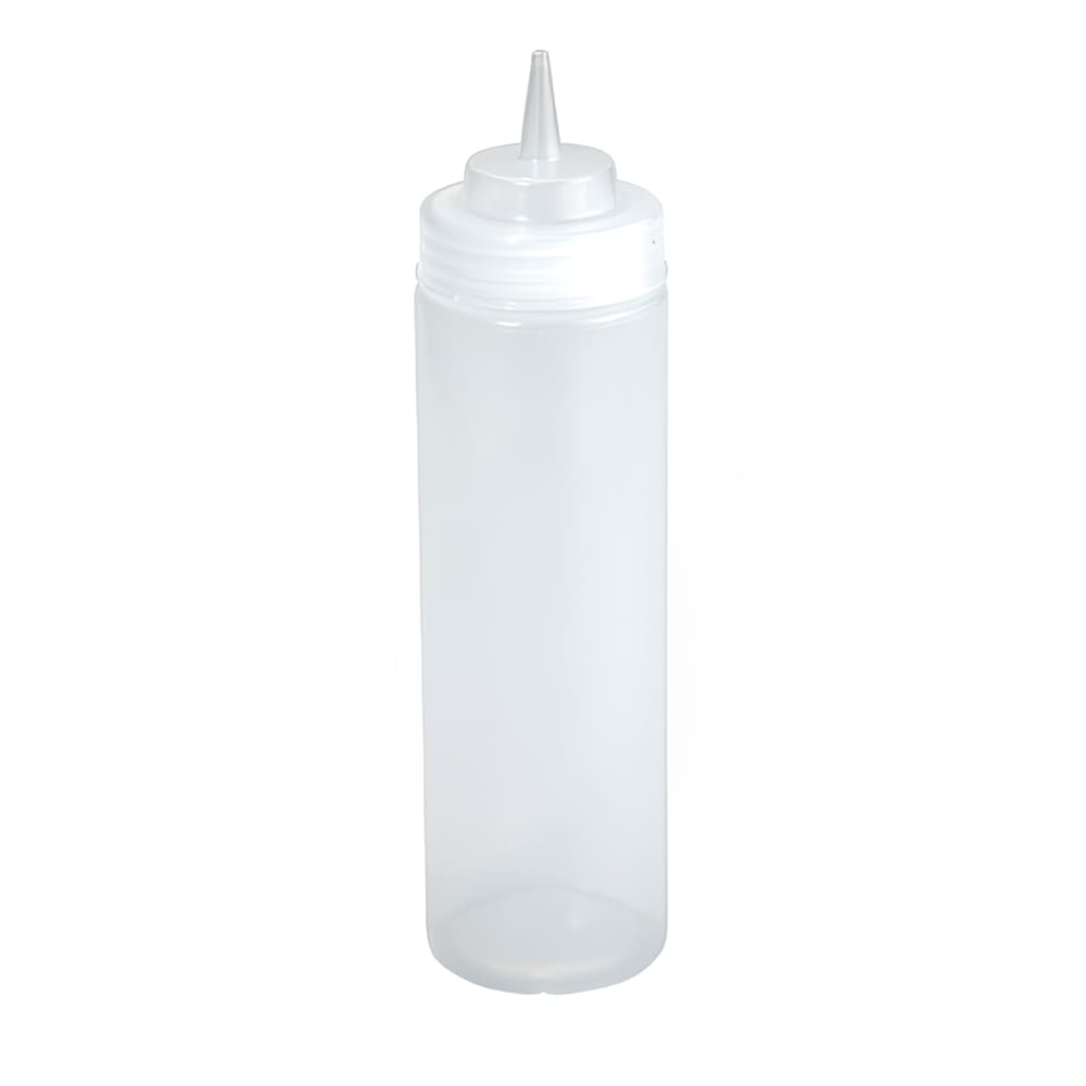 080-PSW16 16 oz Wide Mouth Squeeze Bottle, Plastic, Clear