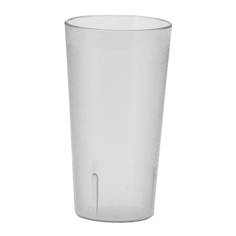 080-PTP08C 8 oz Clear Pebbled Plastic Tumbler