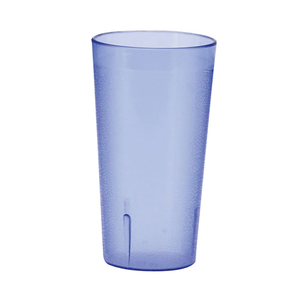 080-PTP16B 16 oz Blue Pebbled Plastic Tumbler