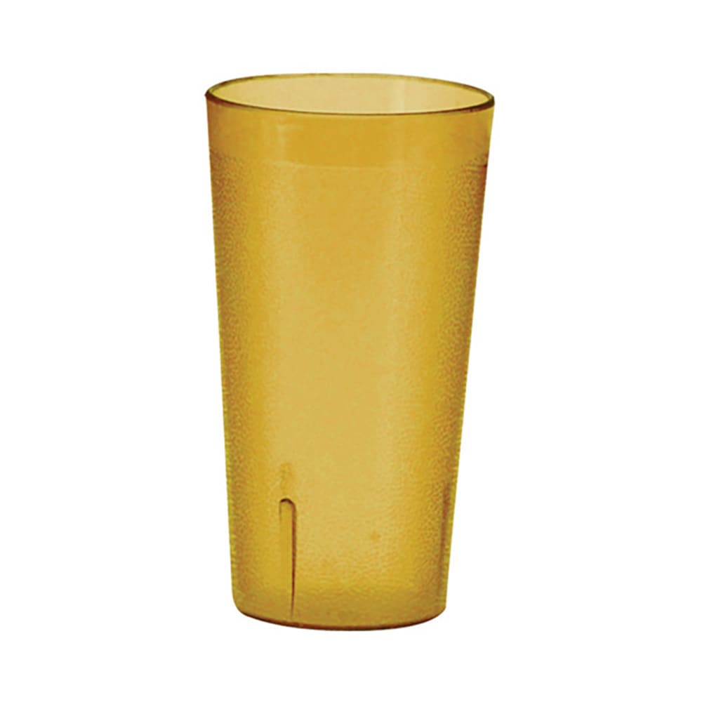 080-PTP32A 32 oz Amber Pebbled Plastic Tumbler