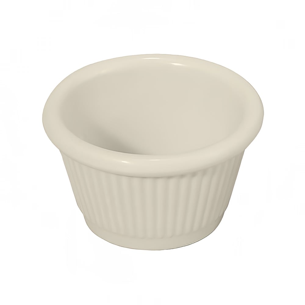 080-RFM4B 4 oz Fluted Ramekin, Bone