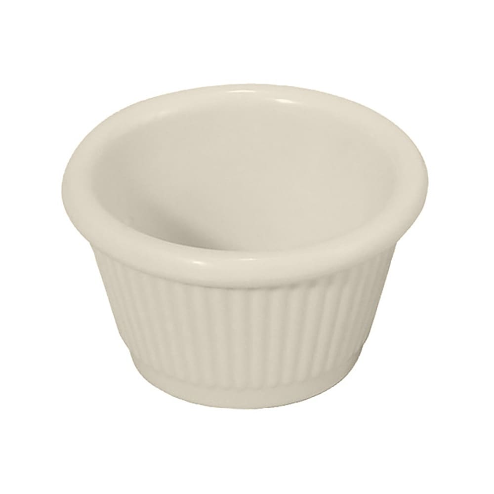 080-RFM3B 3 oz Fluted Ramekin, Bone