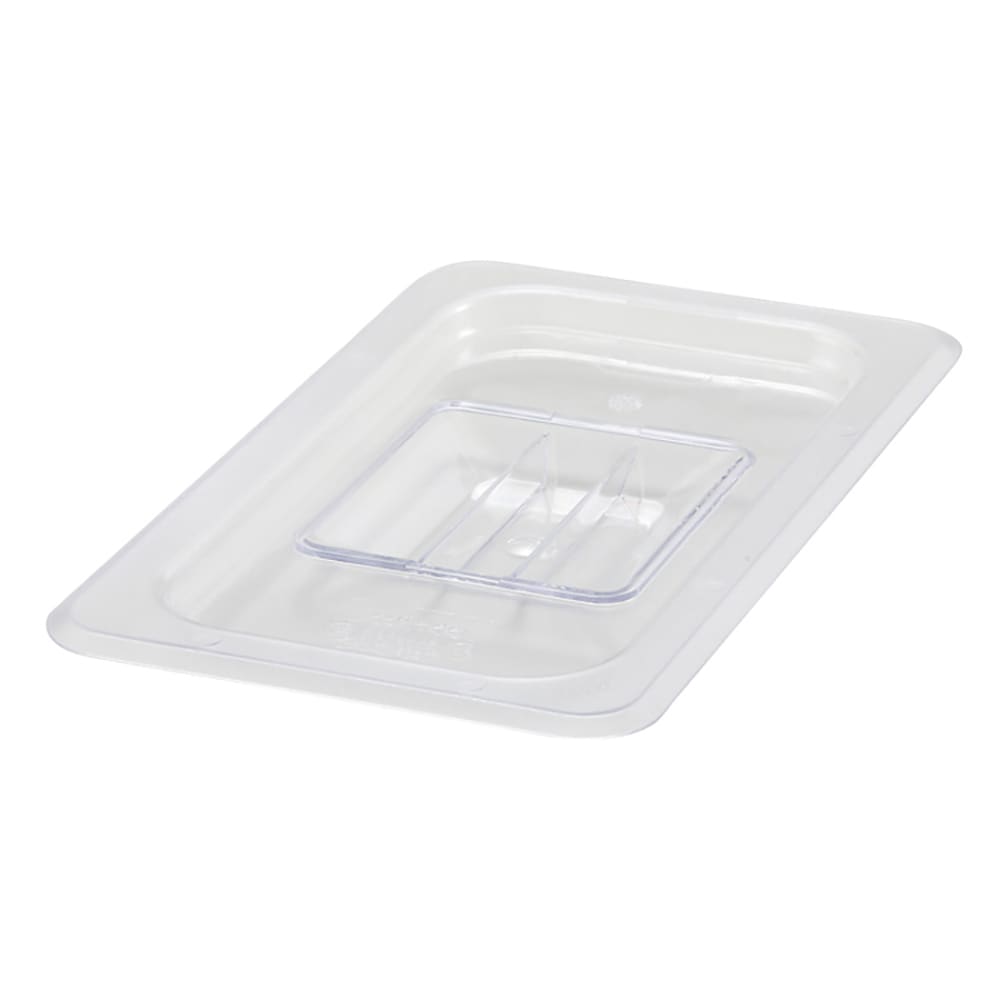 080-SP7400S Poly-Ware Food Pan Cover, 1/4 Size, Solid, Polycarbonate