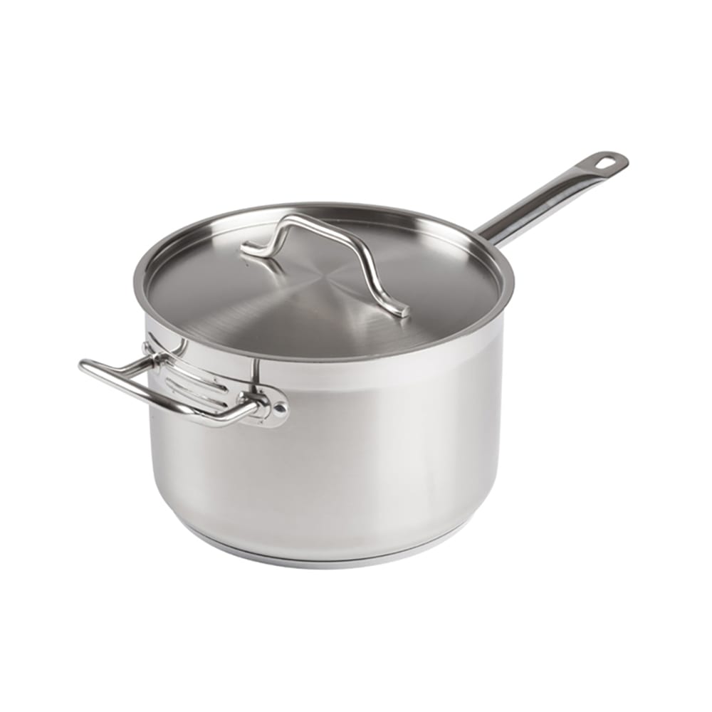 080-SSSP7 7 1/2 qt Stainless Steel Saucepan w/ Hollow Metal Handle