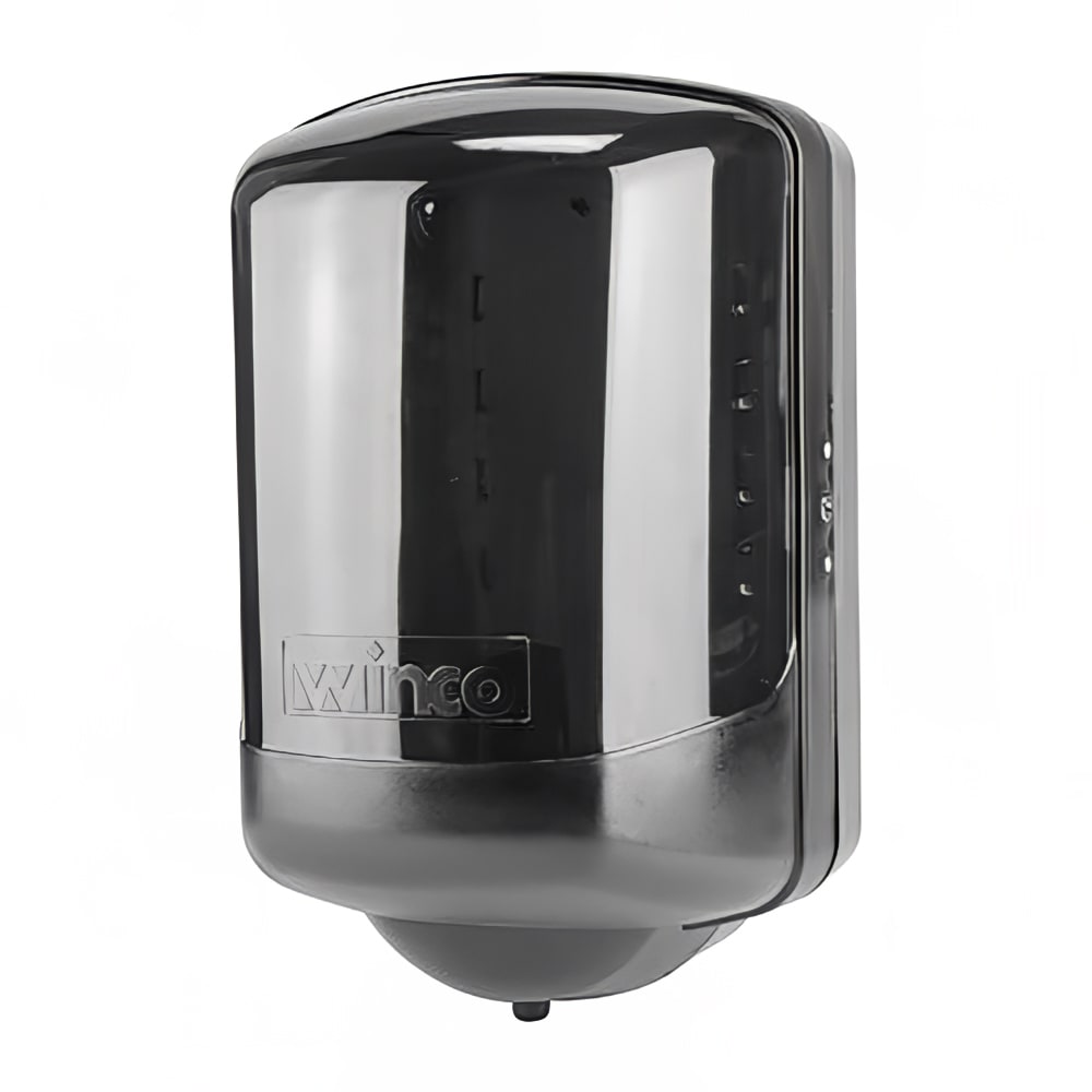 080-TD330 Surface Mount Center Pull Paper Towel Dispenser - Plastic, Silver