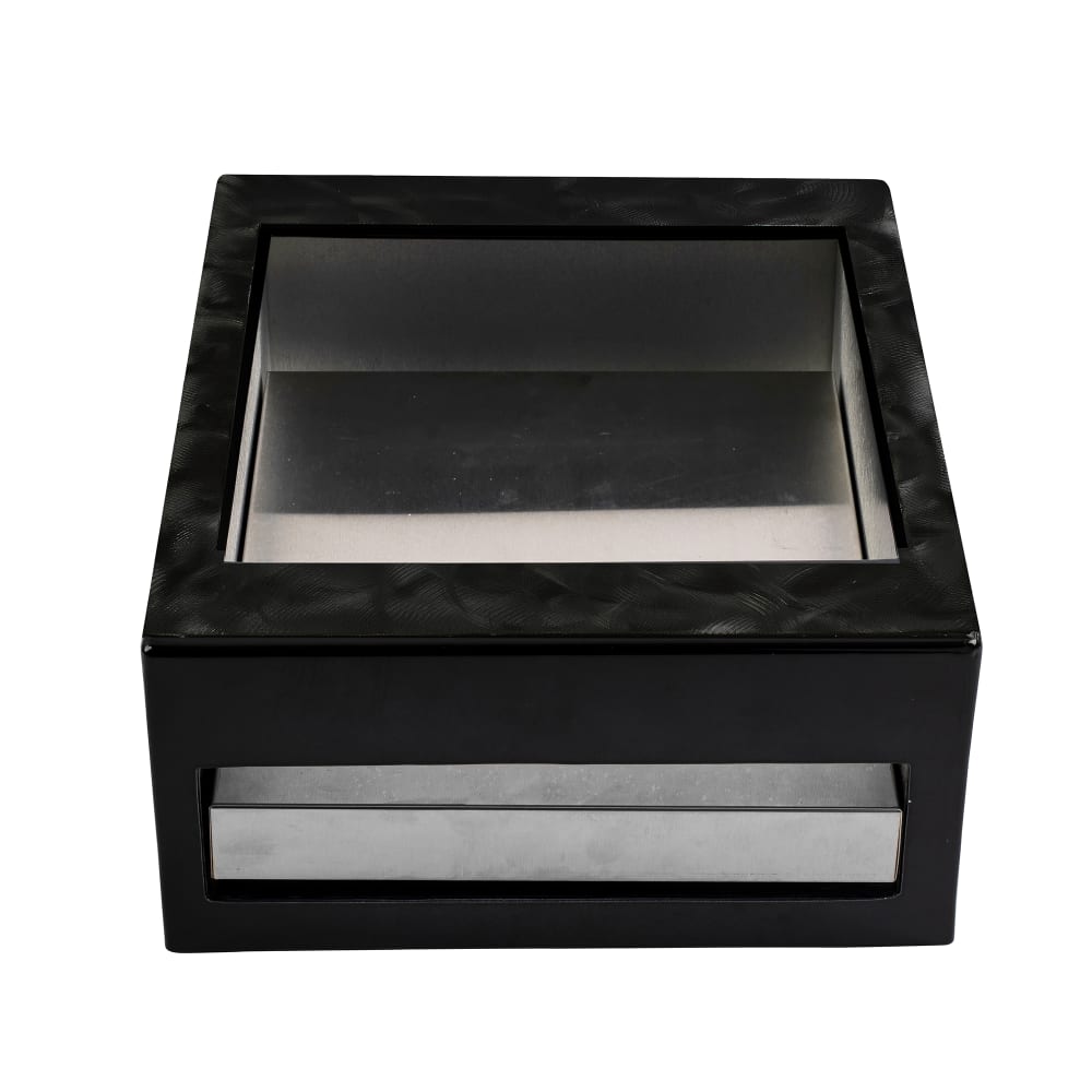 229-CW40214RSATBK Half Size Cooling Station w/ (1) CW60101, Rectangular, Random Swirl Finish, Bla...